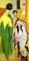 Three Sisters Triptych 2 abstract fauvism Henri Matisse